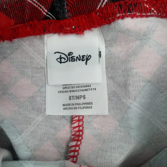 Red plaid leggings - Picture 2 of 4